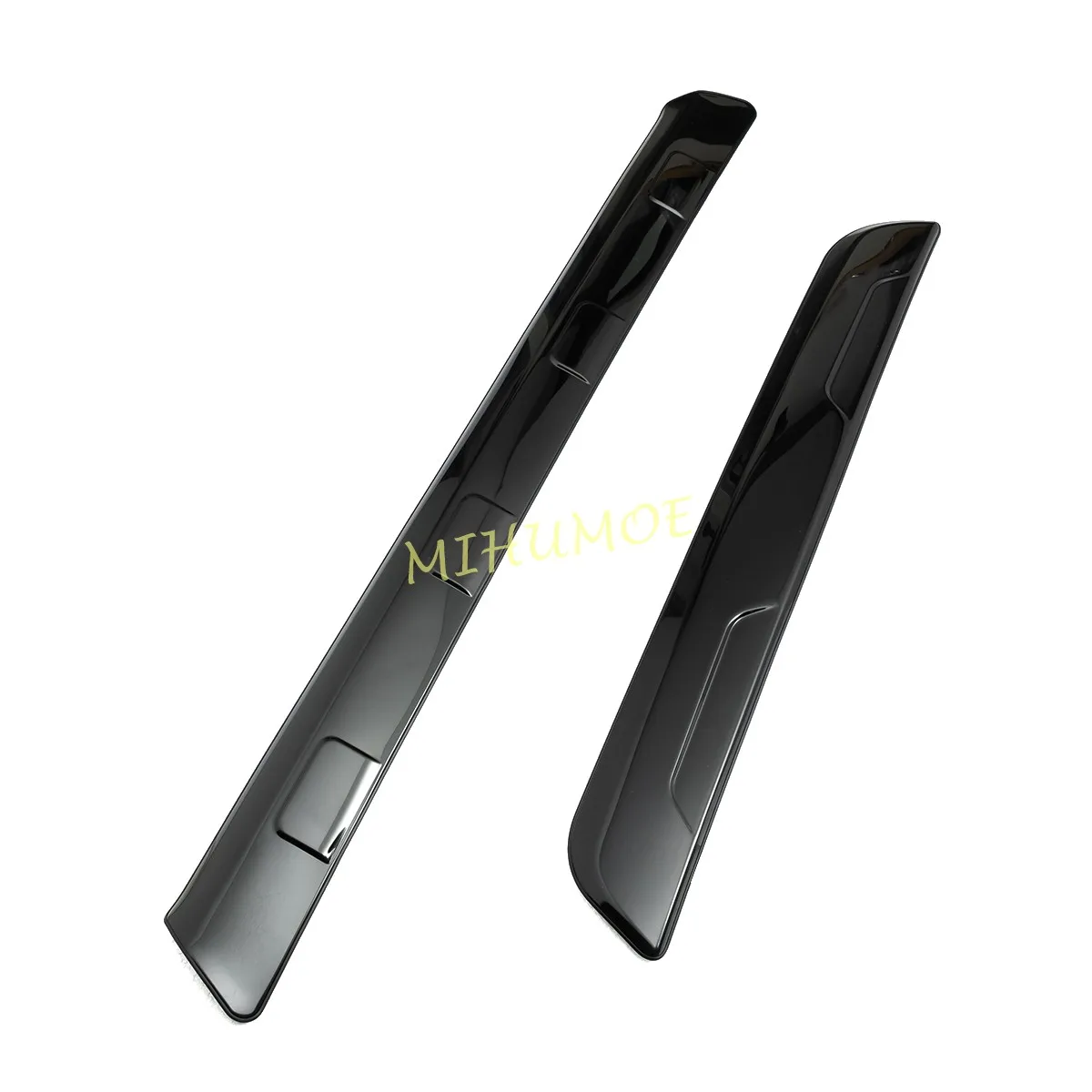 Black Stainless Steel Front & Rear Bumper Strip Protector Cover For 2025 2026 Subaru Forester Hybrid SL Accessories Trims