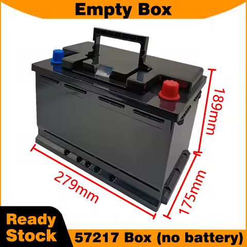 57217 Empty Battery Box with handle L type for car starter plastic empty box for lithium battery pack empty battery case DIY pr