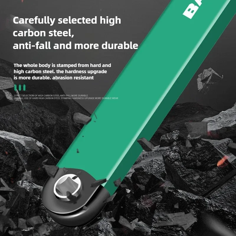 BaoLian Chiave di prolunga offset a doppia testa Strumento multifunzionale con adattatori di azionamento 1/2 1/4 3/8 universali per spazi stretti