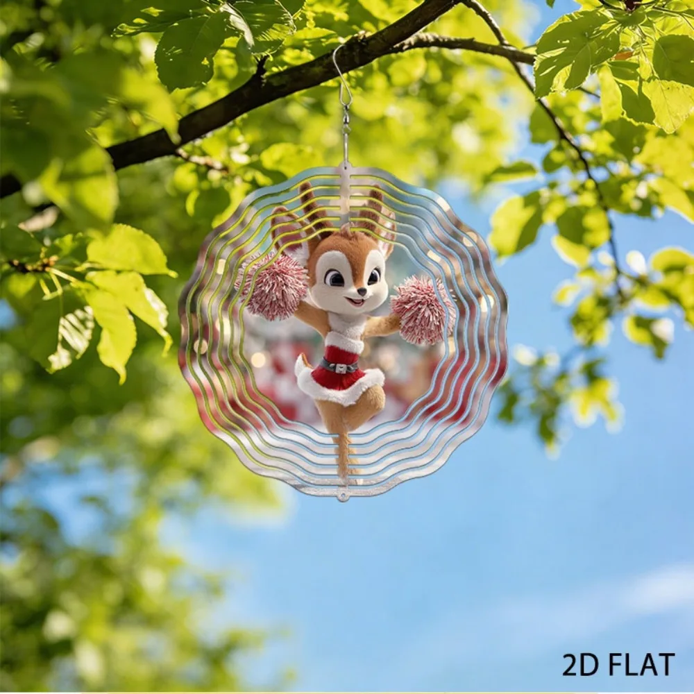 

Reindeer Wind Chimes Outdoor Christmas Decor Metal Garden Ornament