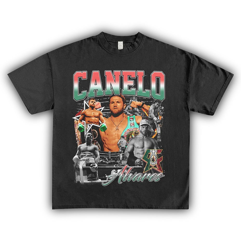 

Футболка Homage Tees Boxer Carnev Americano с принтом персонажей, в стиле ретро, уличный стиль, хлопок, свободный крой, молодежная, модная, с круглым вырезом