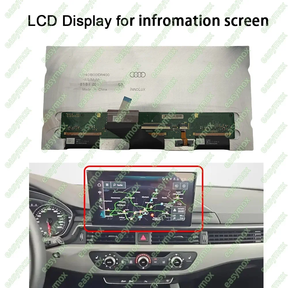 6.5“ LTA065B096D LCD Display for Audi A4 A5 2021 2022 2023 8W0919619 8W0919620 Information Center Screen Repair