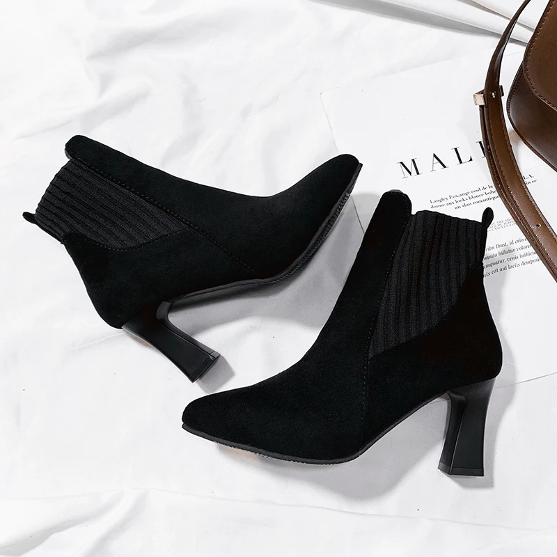 2025 عصرية وبسيطة الأكثر مبيعا أحذية بوت قصيرة للنساء 2025 الخريف والشتاء موضة جديدة للمرأة موضة حذاء من الجلد #5