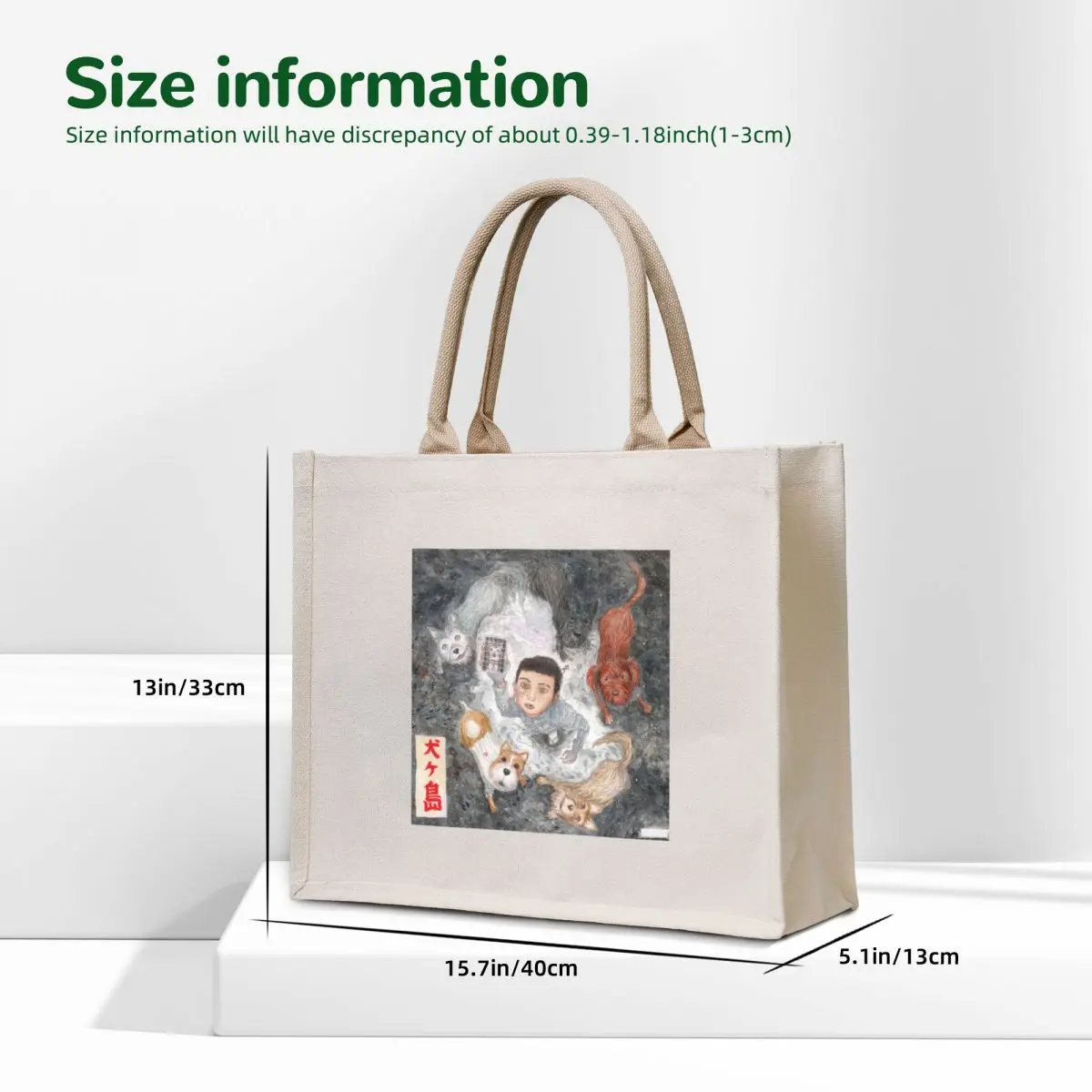 Isle of Dogs Tote Bag shopper bag woman tote bag university Women's shopper