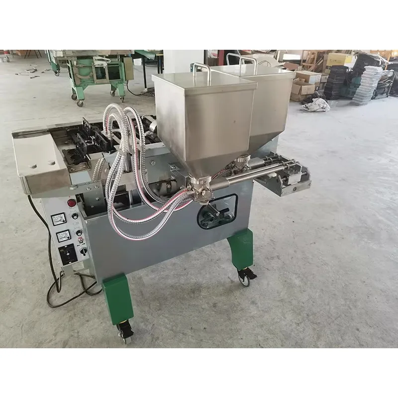 Industrial Walnut Shape Cake Machine Automatic Batter Filling Walnut Cake Production Equipment Customized