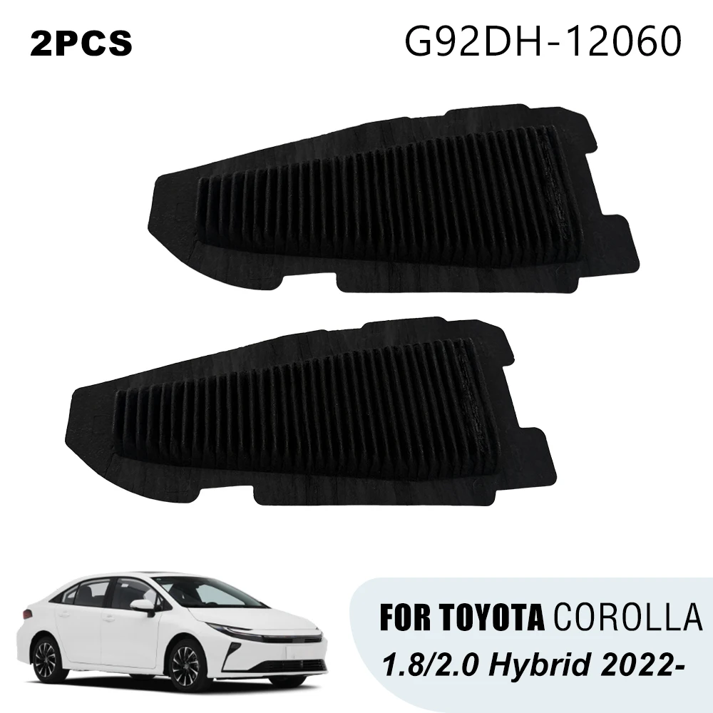 

2Pcs Hybrid Battery Intake Air Filters For TOYOTA COROLLA 1.8/2.0-HEV 2022- LEVIN C-HR G92DH12060 G92DH-12060 Car Accessories