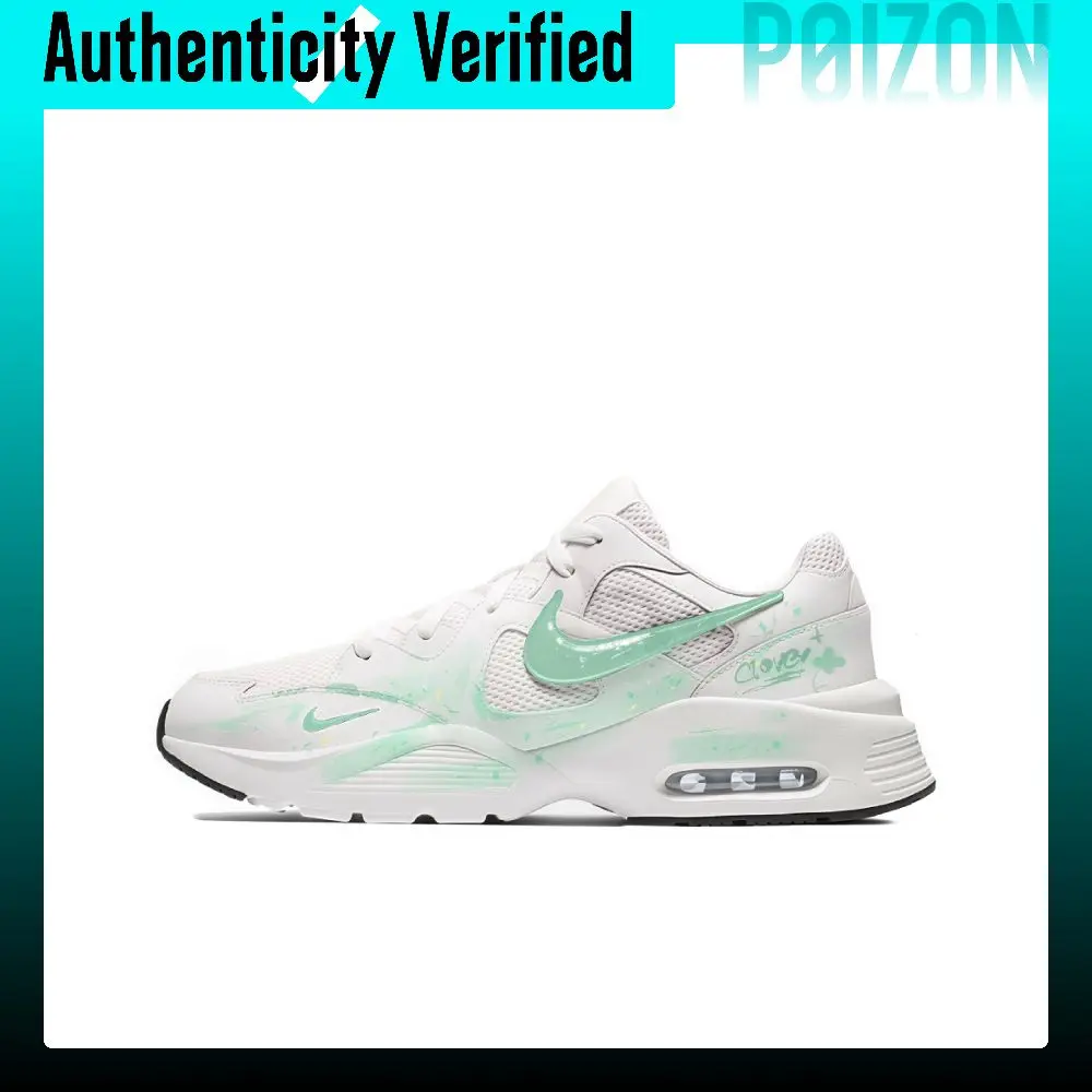 Nike Air Max Fusion Running Shoes Women's Low-top White/Green CJ1671-100(Team826-)