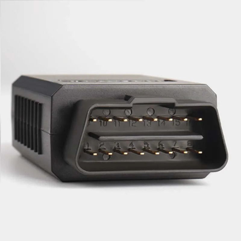 12V Port ELM327 OBD2 Connector Cover with Enclosure J1962m Plug with Enclosure 16pin Male Female Connector DIY Tool Two Open