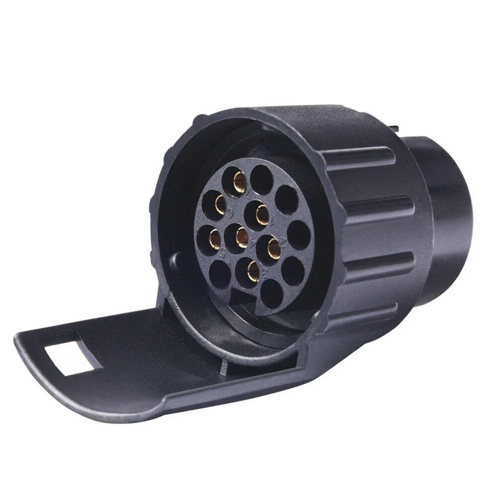 12V 7 To 13 Pin Towing Socket Converter Adapter Electric Socket Adapter Plug Converter Durable Socket Converter