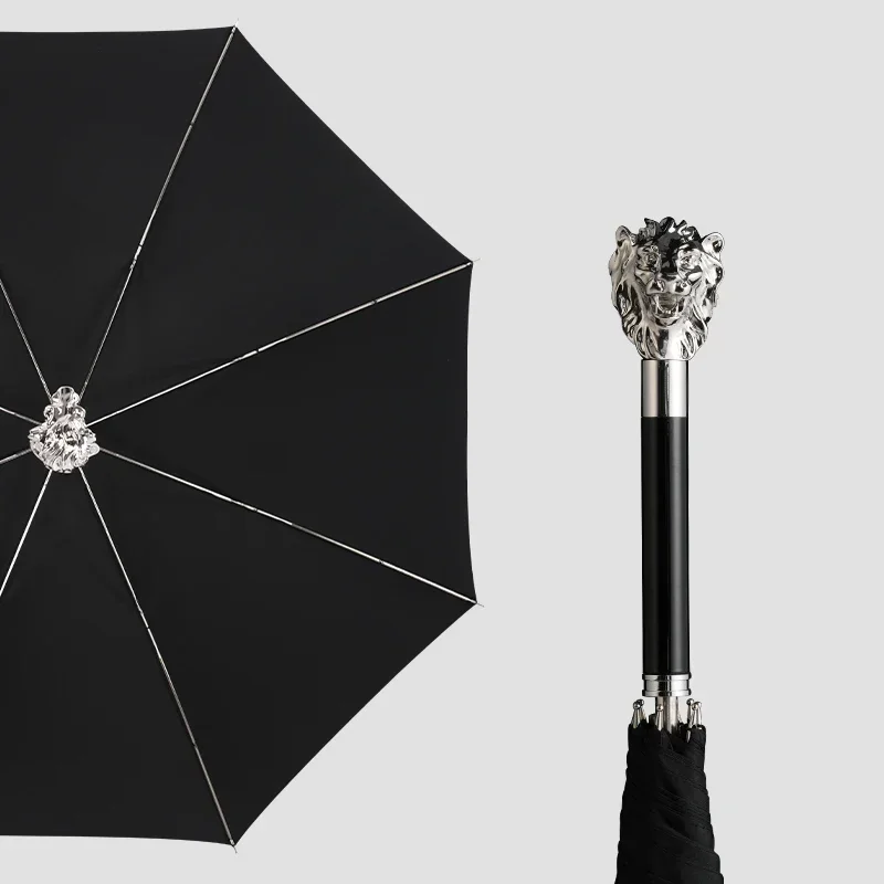 Luxury Automatic Umbrella Cane Windproof Strong Long Handle Parasol Umbrella Rain Male Man Paraguas Plegable Rain