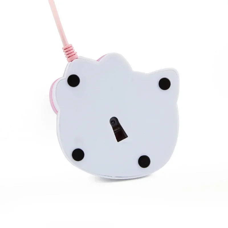 Hello Kitty Mouse Creative Cartoon Mouse ergonomico cablato Kawaii Girls Home Office Mouse per Laptop PC MAC accessori per Computer