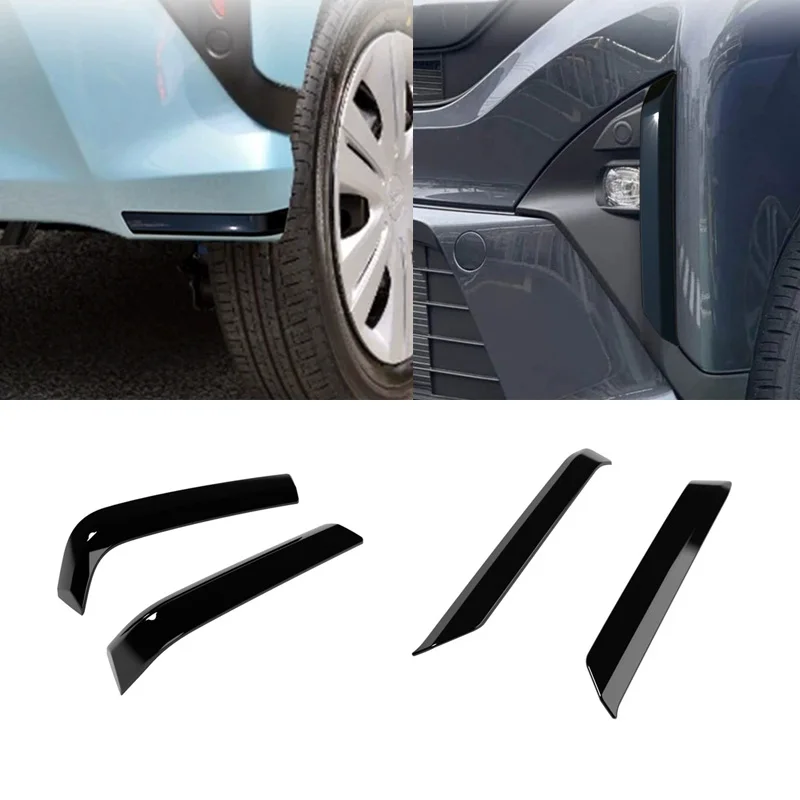 

Для Daihatsu MOVE 2025 2026 ABS, черный хром, передняя и задняя противотуманная фара, накладка, угловой бампер, противотуманная фара, внешние аксессуары