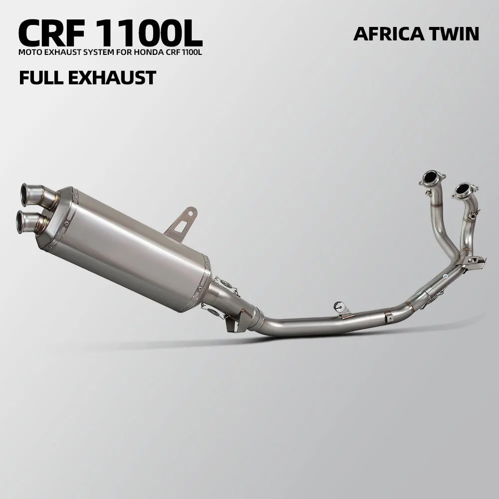 Motorcycle Full System Modify Escape For Honda CRF1100L CRF1100 Africa Twin 20-24 Exhaust Header Tube Muffler with DB Killer