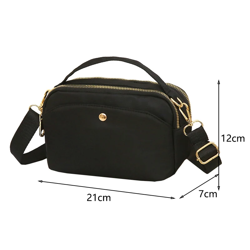 Oxford Cloth Women\'s Crossbody Bag 2023 New Cloth Casual Backpack Messenger Nylon Canvas Bag Shoulder Middle-aged Mother Handbag