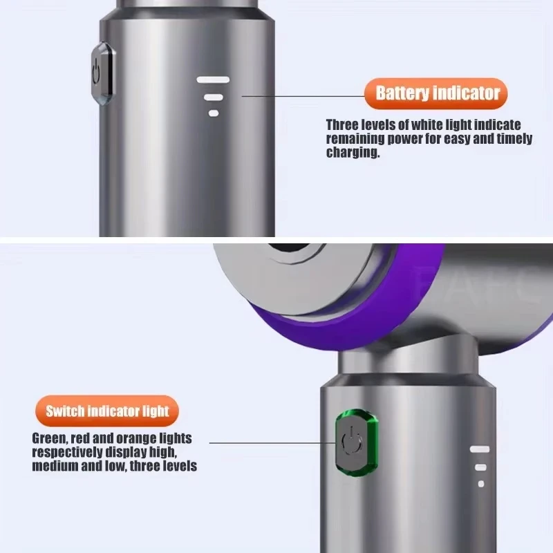 EAFC 16000Pa Auto-Reinigungsmaschine Staubsauger Tragbarer Handstaubsauger Kabellos Bürstenloser Motor 6000mAH Hochleistungsreinigung Leistungsstarker Luftstaubsauger – Detail 5