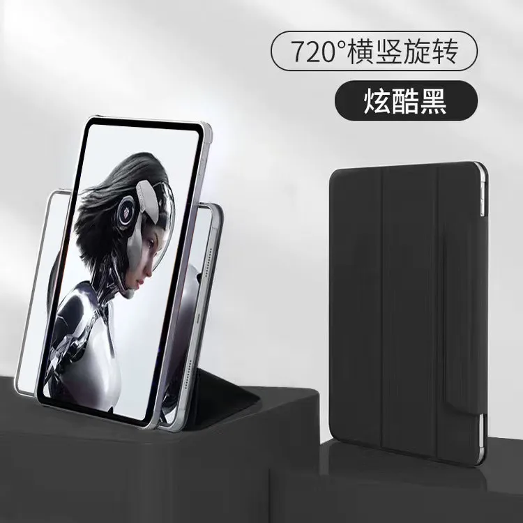 Magnetic Case For ZTE Red Magic Astra Tablet 2025 9.06 inch Tri-Fold Pu Case Stand Cover For RedMagic Tablet 3 Pro 9.06"