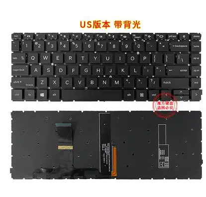 

US Backlit Keyboard For HP ProBook 440 G8 445 G8 445R G8 HSN-Q27C HSN-Q31C