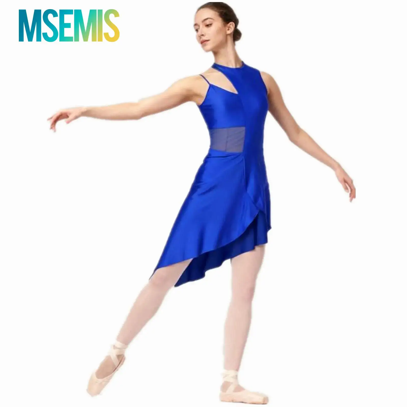

Женский костюм для гимнастики для взрослых, художественный костюм для фигурного катания, балетный трикотаж, современная танцевальная одежда, лирическое балетное латинское платье