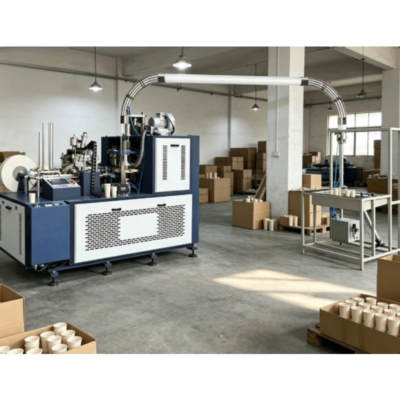 Customized 4oz/12oz/16oz Automatic Ultrasonic Hot Drink Handle Paper Cup Production Line/paper Cup Forming Machine