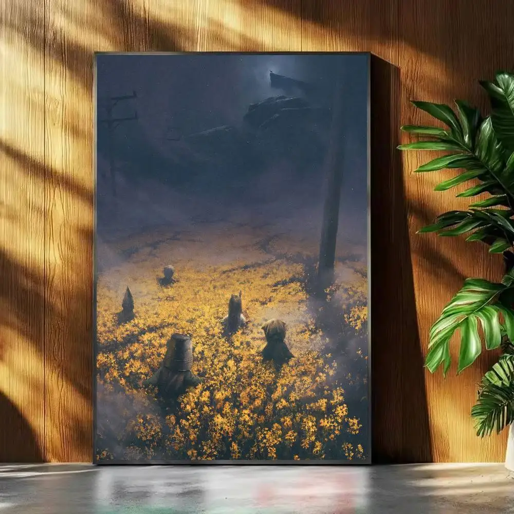 Fashion New Popular Horror Cool REANIMAL Gaming Poster Self-adhesive Art Paper Sticker Coffee House Bar Room Wall Decor view 6