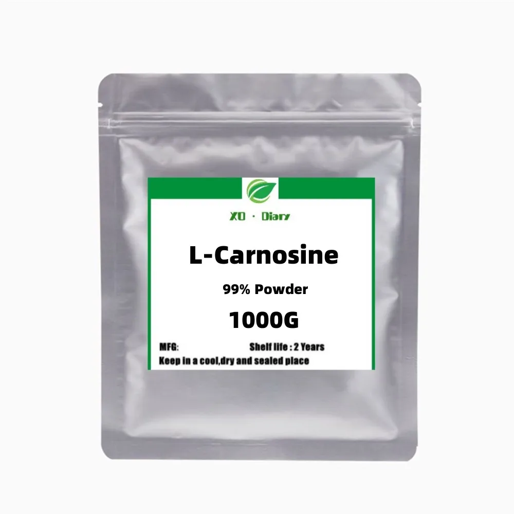 50-1000g 99% L-Carnosine powder, improve memory, effectively support facial skin whitening,Reduce Wrinkles,Delay Aging