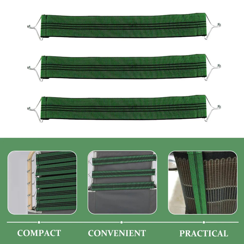 3Pcs Lounge Chair Metal Connector Buckle Replacement Reinforcing Belt Patio Chair Repair Supplies Lounge Repair Kit