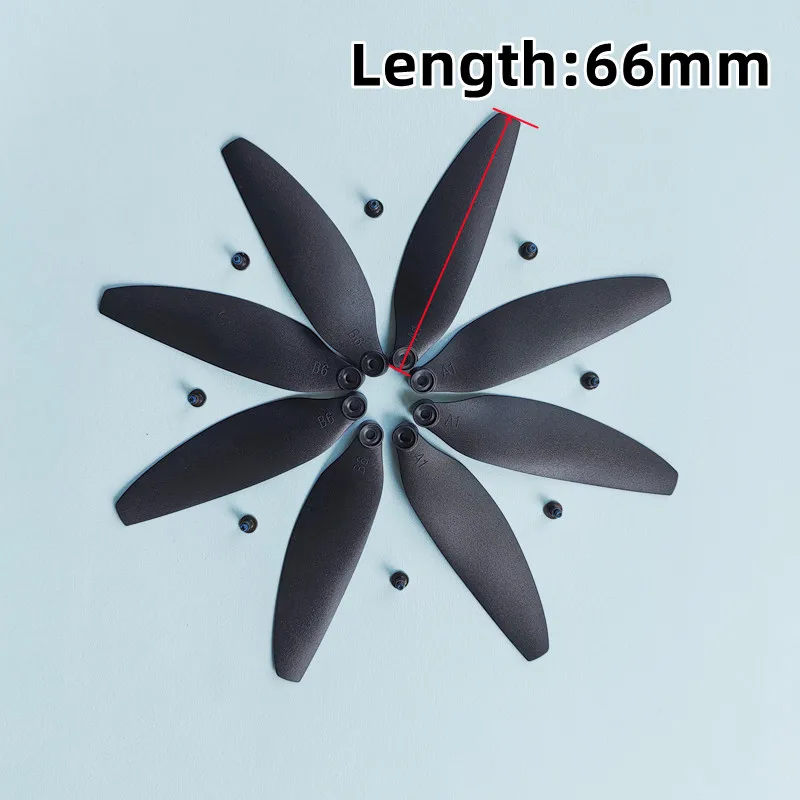 

8pcs 4A 4B Quick Release Foldable Propeller Props Blade Set Length 66mm RC Drone Quadcopter Spare Parts