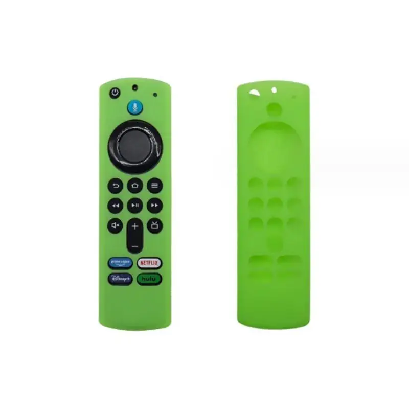 1PCS Silicone Case Fit For ALEXA Voice Fire TV Stick 4K 3rd Remote Control Shockproof Anti-Slip Protector Cover