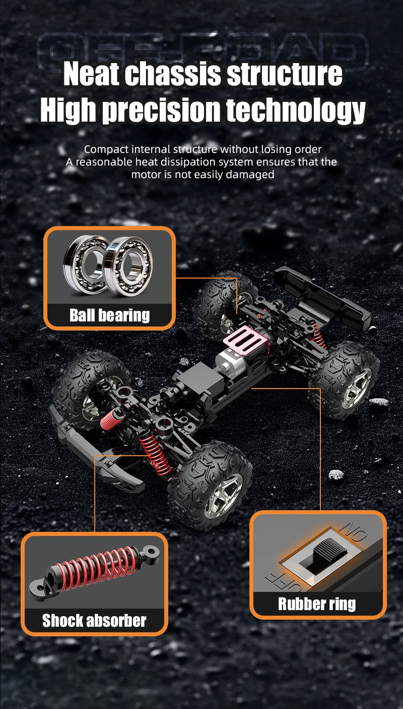 1:20 RC Auto Allrad Fernbedienung Fahrzeug 2,4G Voll Proportional Rock Crawler LED Licht Off-Road Klettern Racing Lkw Spielzeug