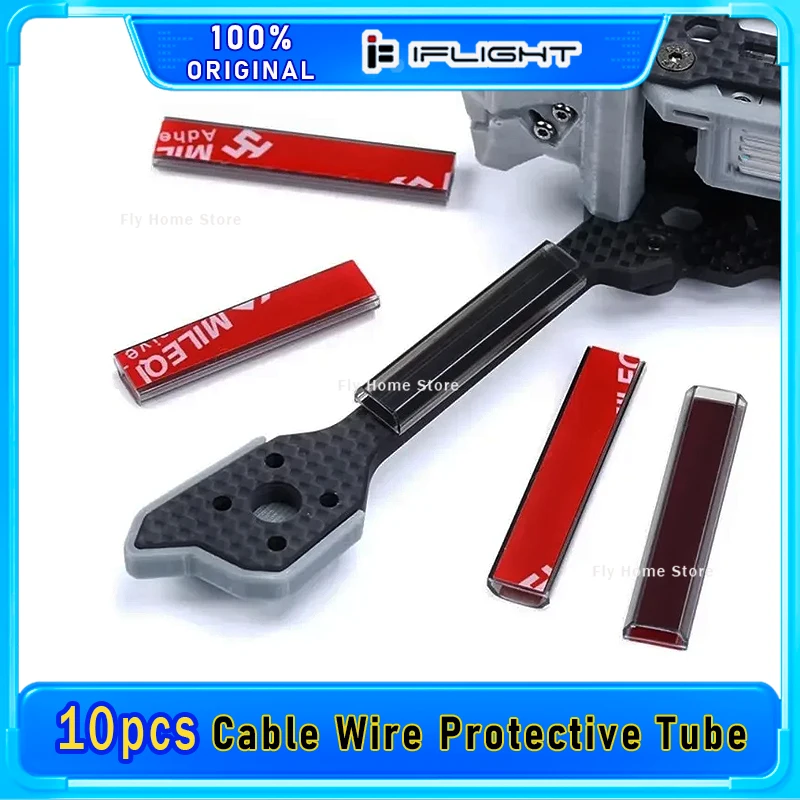 10 шт. бесщеточный двигатель iFlight 4 в 1 ESC, кабель, защитная трубка, узкий рычаг для XL/SL/DC Nazgul5 FPV Racing Drone Frame