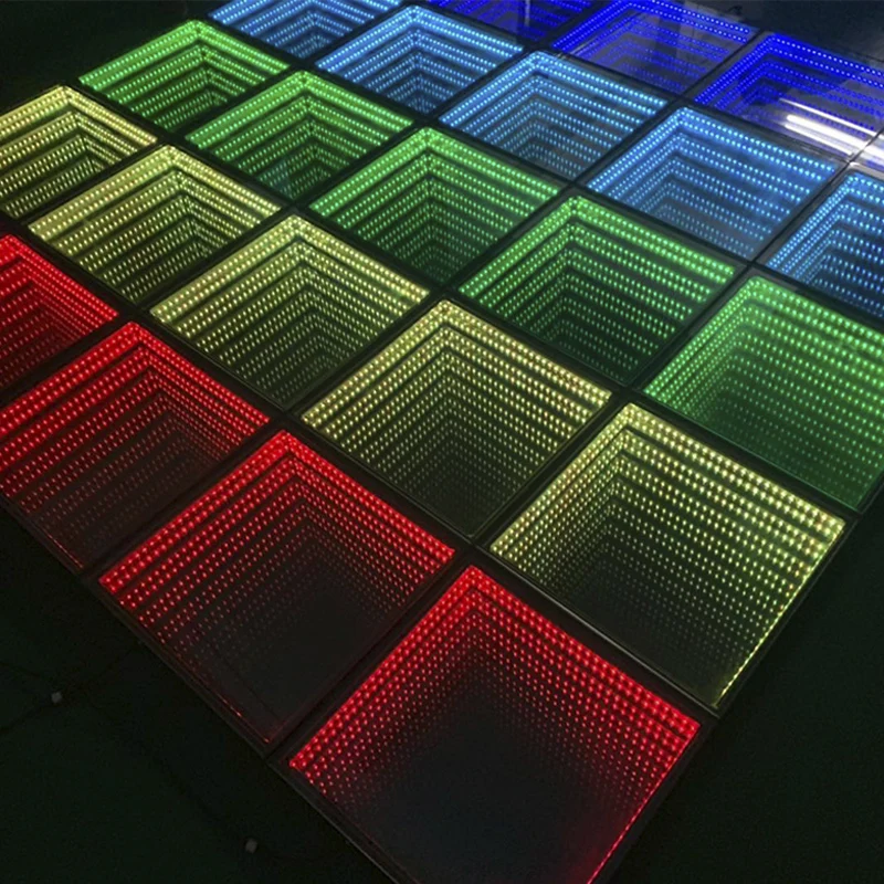 New Luxury Shiny Crystal Led Luminous Wedding Mirror Carpet Aisle Runner T Station Stage Decoration Props 50 X 50 4pcs/lot