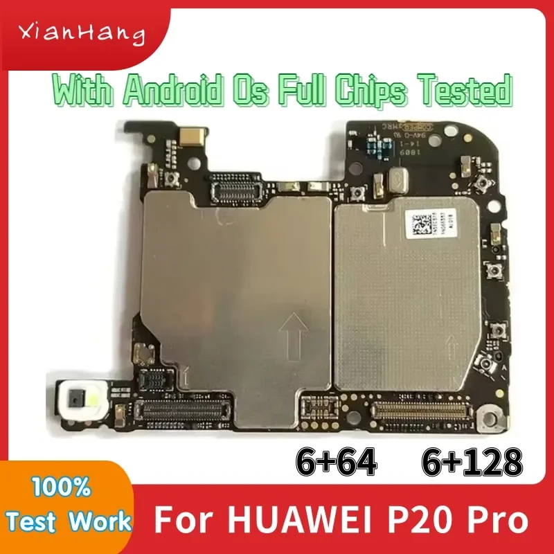 Материнская плата 64 ГБ 128 ГБ ПЗУ 6 ГБ ОЗУ, материнская плата ОС Android с чипом для HUAWEI P20 Pro, 100% протестирована, замененная оригинальная материнская плата