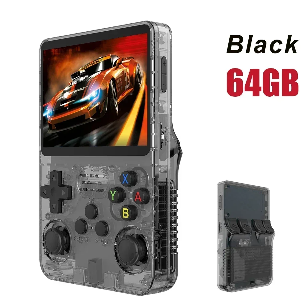 BOYHOM Original ARKOS 256G/128G/64G Open-Source Retro Handheld-Spielkonsole 3,5'' IPS Tragbarer Taschenspielcomputer MAX