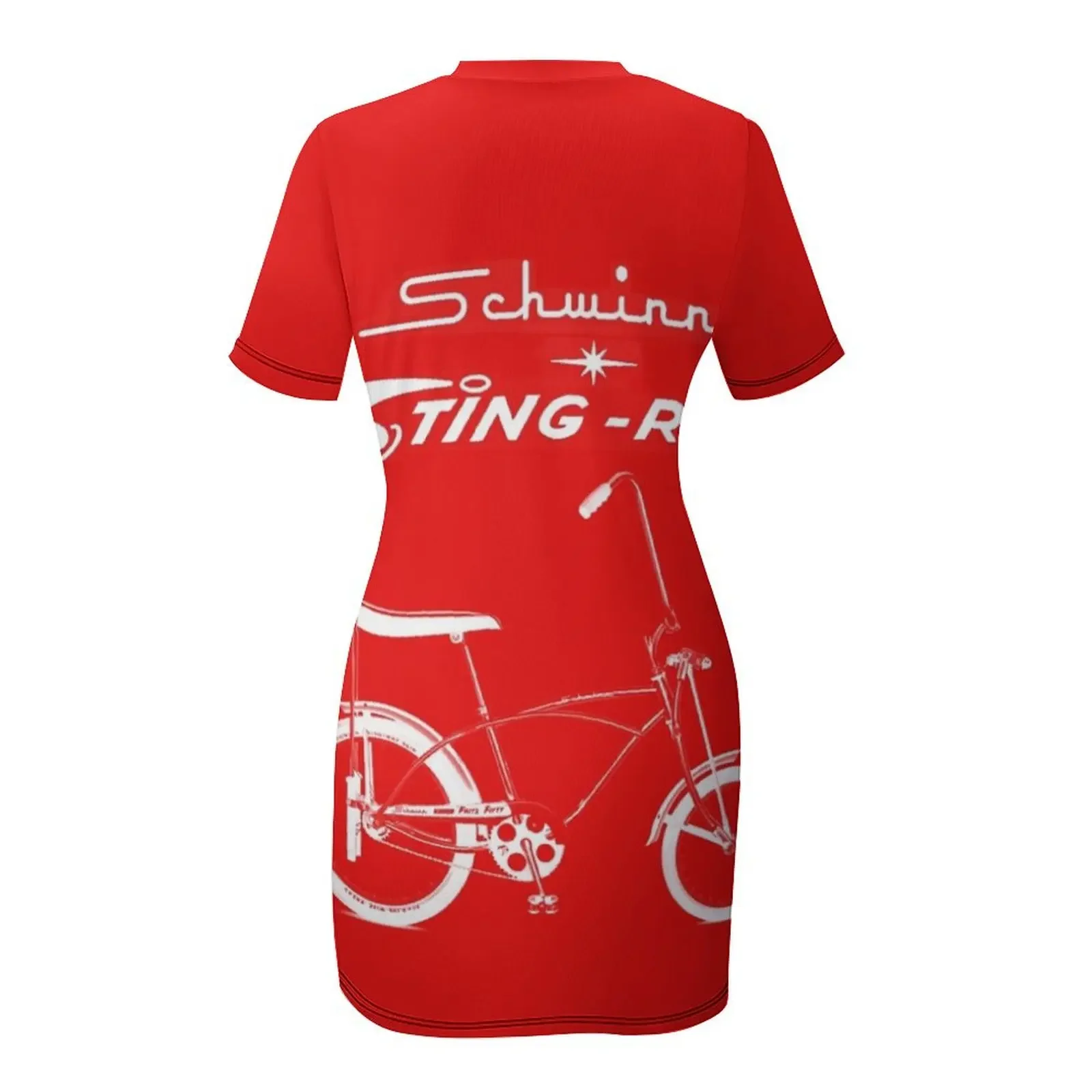 Schwinn Sting-Ray with Bike Short-Sleeved Dress summer women's dress 2025 Dresses prom dress 2025