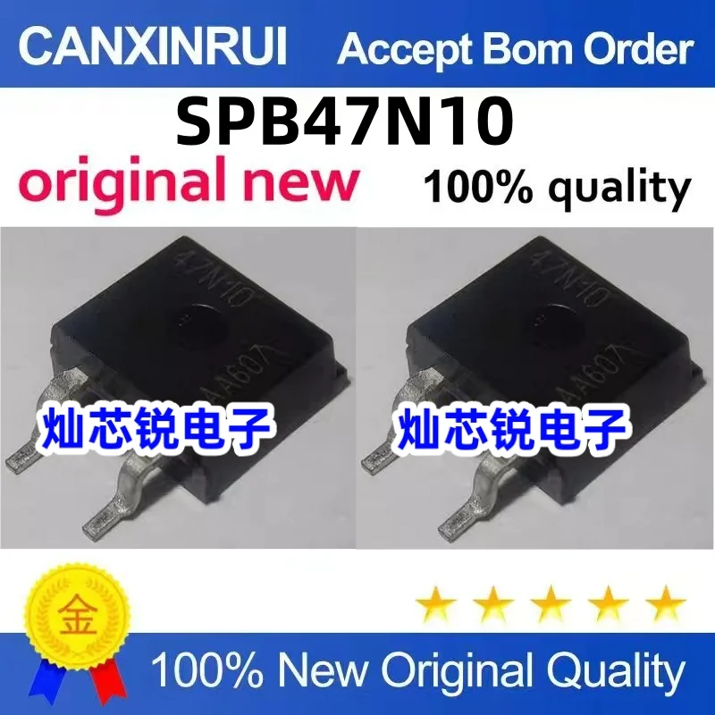 (10-300piezas)Brand new SPB47N10 47N10 SMD TO-263 N-channel 100V 47A MOSFET