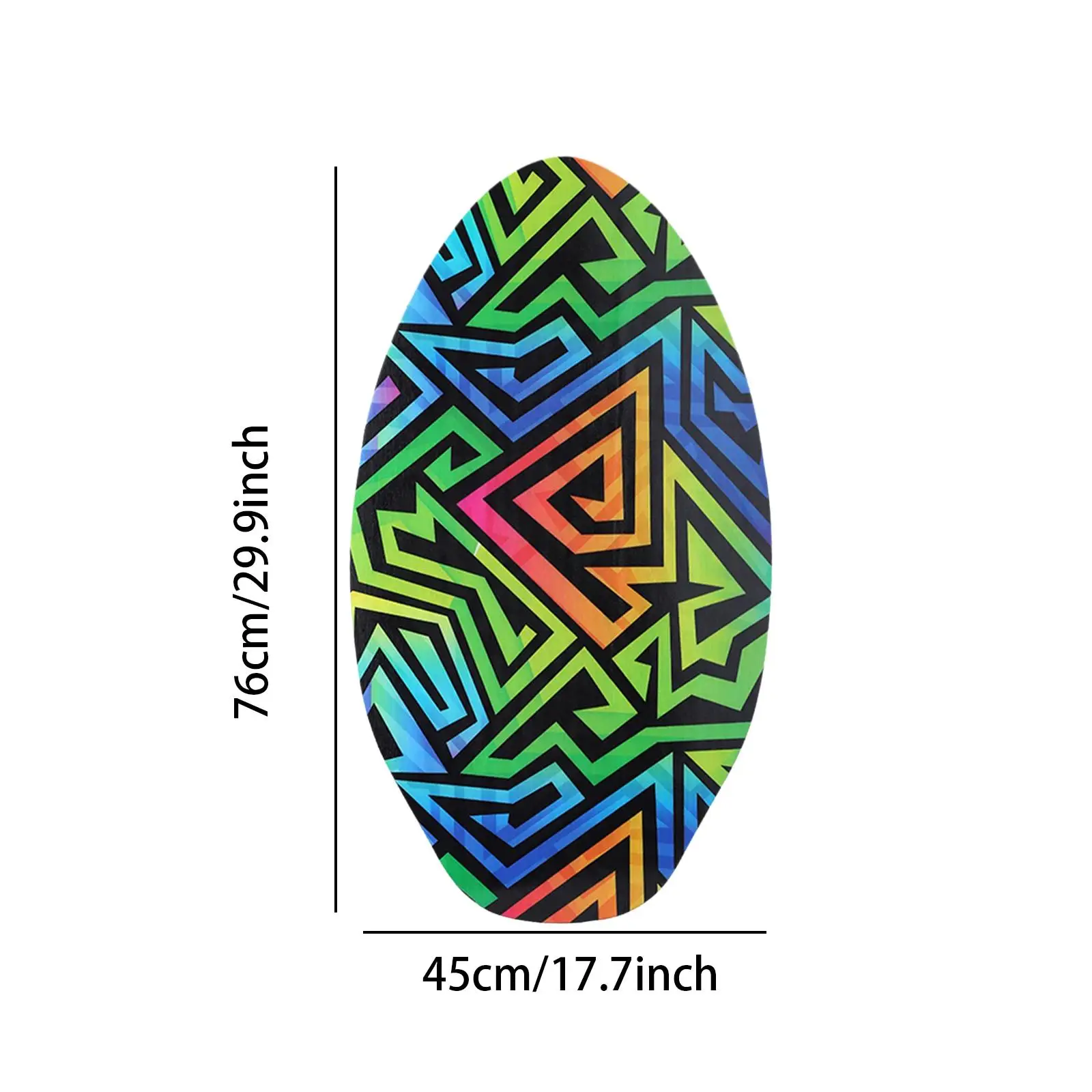 Beach Skimboard for Kids Summer Lightweight Practical Universal Board Play Water Sand Board Small Surfboard Wooden Skim Board