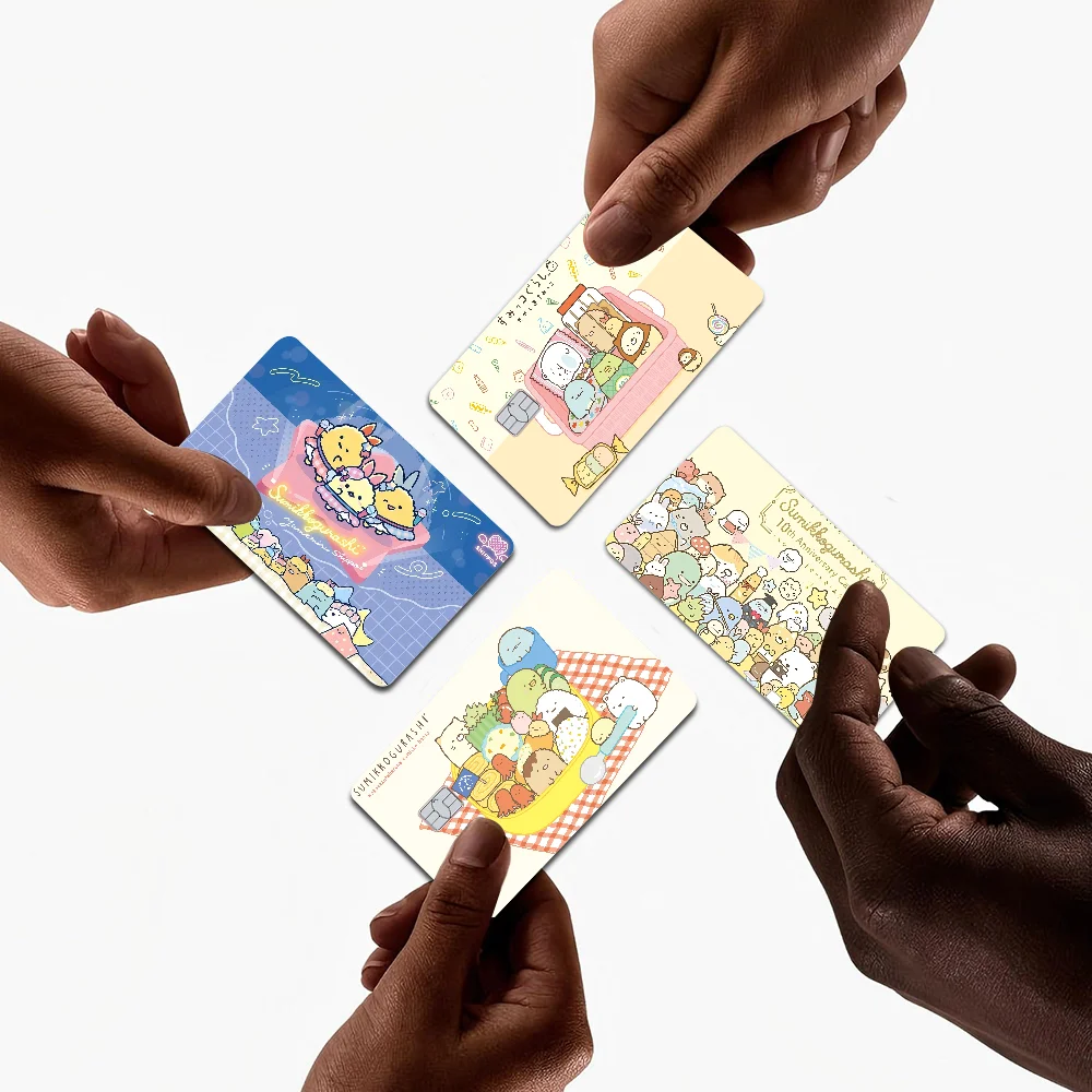 

Japan S-Sumikkogurashi Cute 100% Hot Sale Amine Credit Debit Bank Card Bus Card Film Skin Sticker