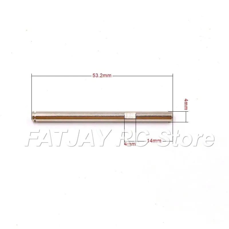 FATJAY RC Brushless Motor Shafts | 4mm Diameter Multiple Sizes for RC Vehicles Planes Boats