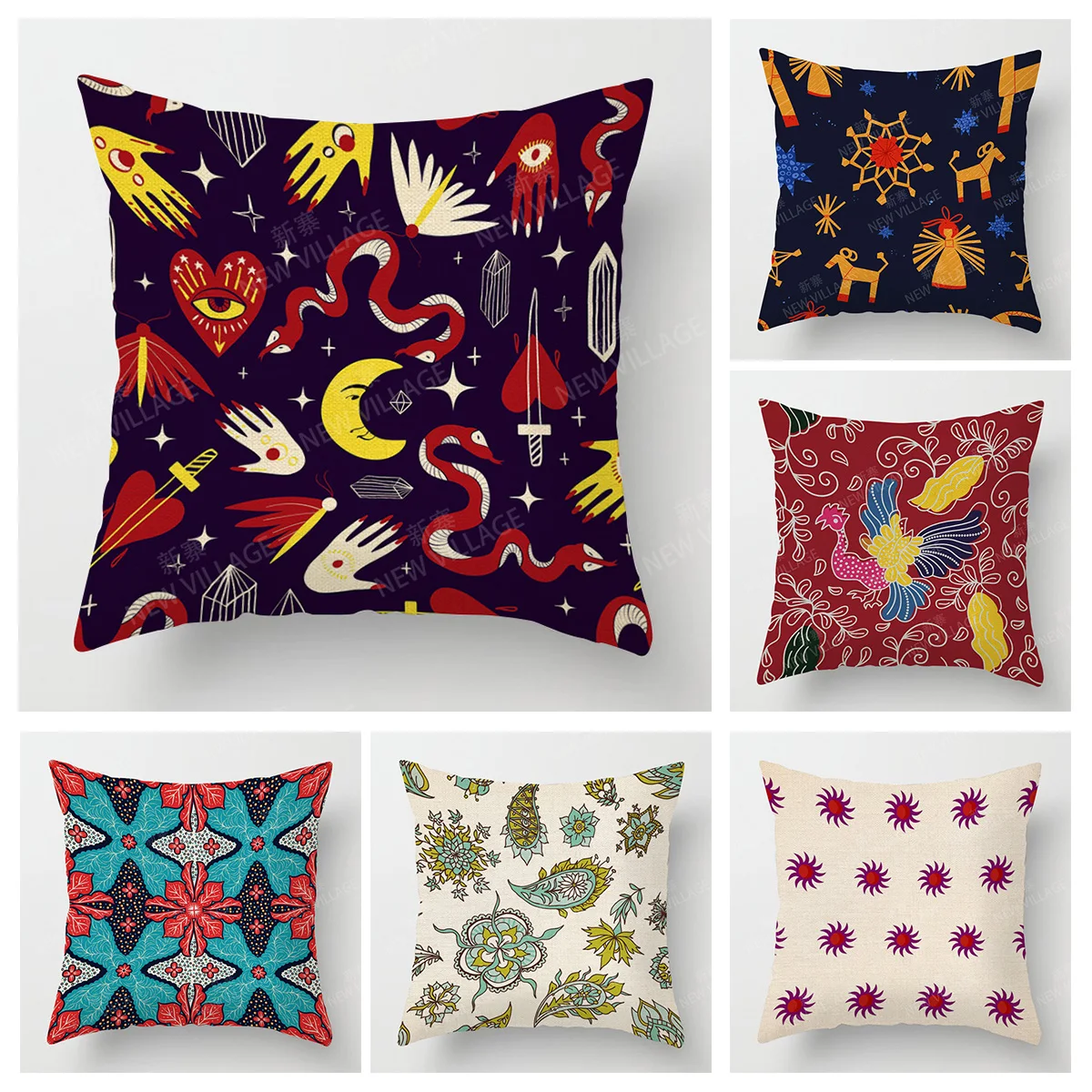 

Modern home decorative cushions, living room decorative pillow covers 40x40cm 45x45cm abstract stripes