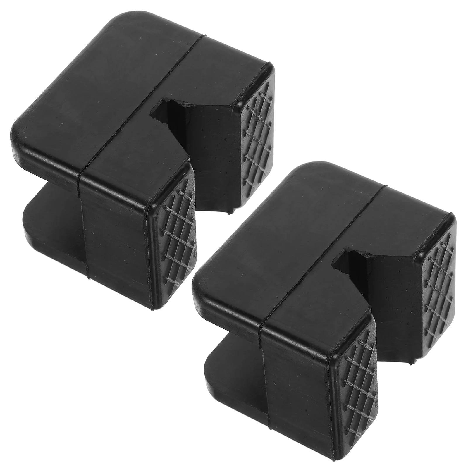 2 Pcs Car Jack Rubber Blocks Caravan Leg Pads 2pcs Adapter Plastic Stand Support Pinch Weld Jacking Puck Guards