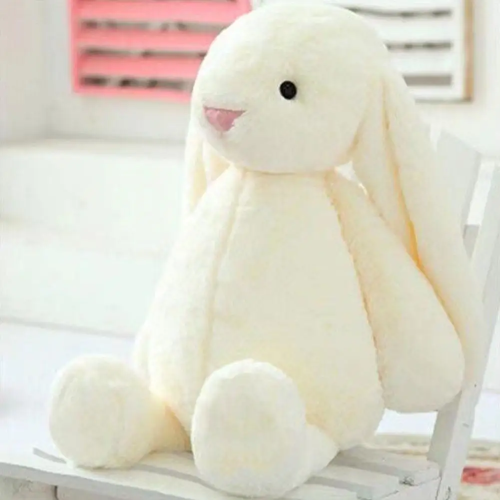 Cute Plush Toy Stuffed Toy Rabbit Doll Babies Sleeping Companion Kawaii Plush Long Ear Rabbit Doll Kids Gift Bedroom Plush Decor