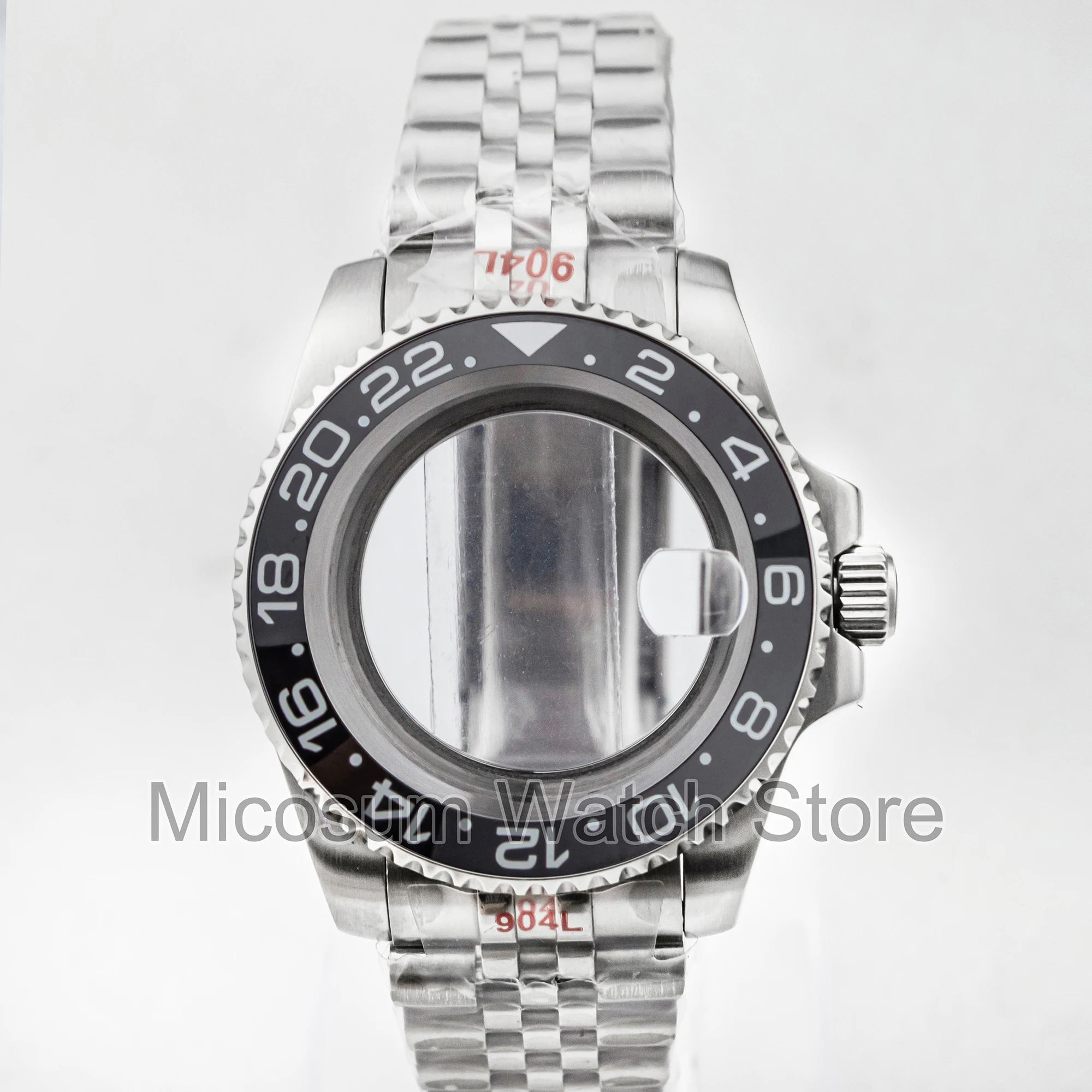 40mm NH35 Watch Case 904L Oyster Jubilee Bracelet Sapphire Glass 10ATM Waterproof for GMT SUB Yacht NH34 NH35 NH36 Movement MOD