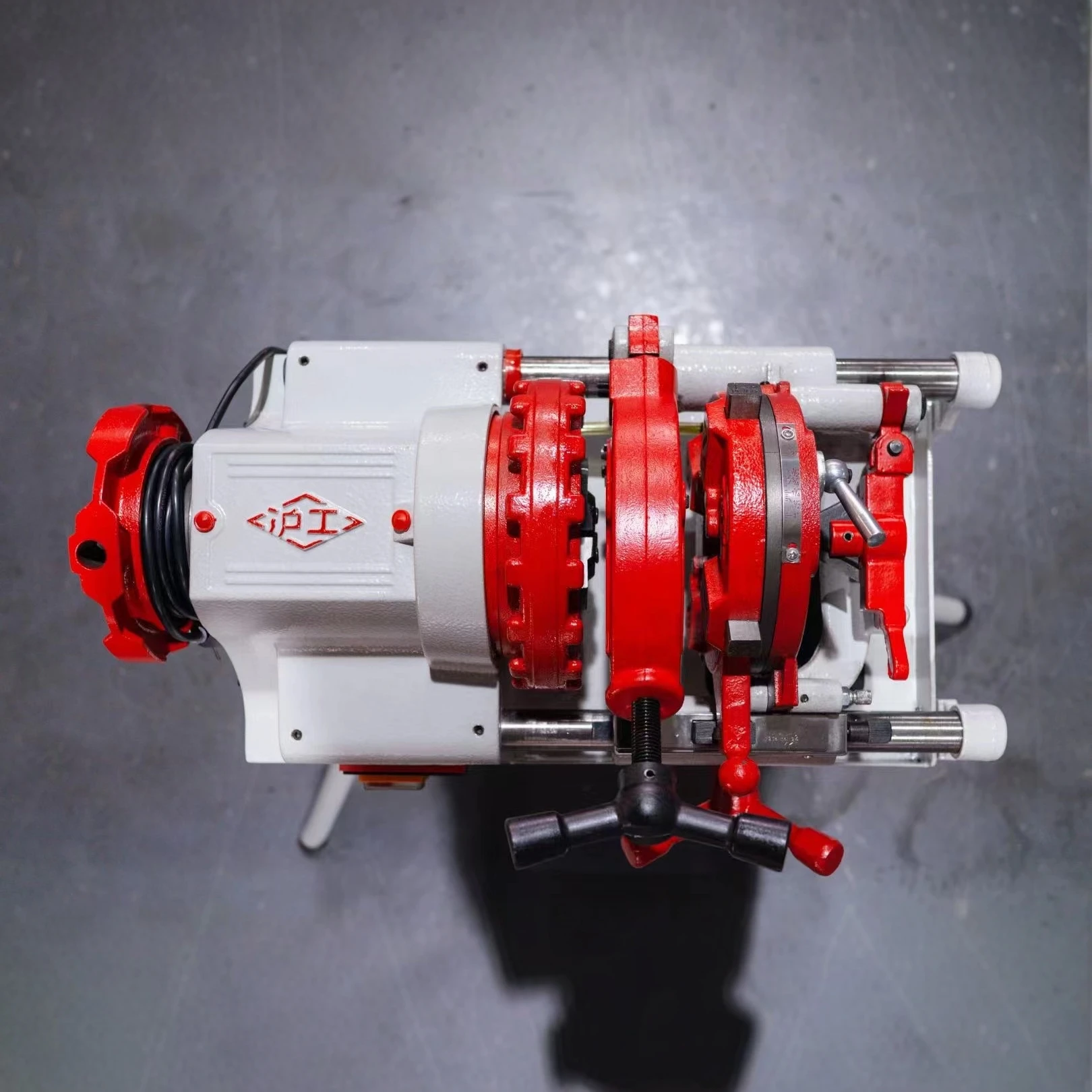 Certified Electric Threading Machine, Stainless Steel Pipe, Galvanized Pipe, Iron Pipe, 110V 1/2-2-BSPT/NPT 3