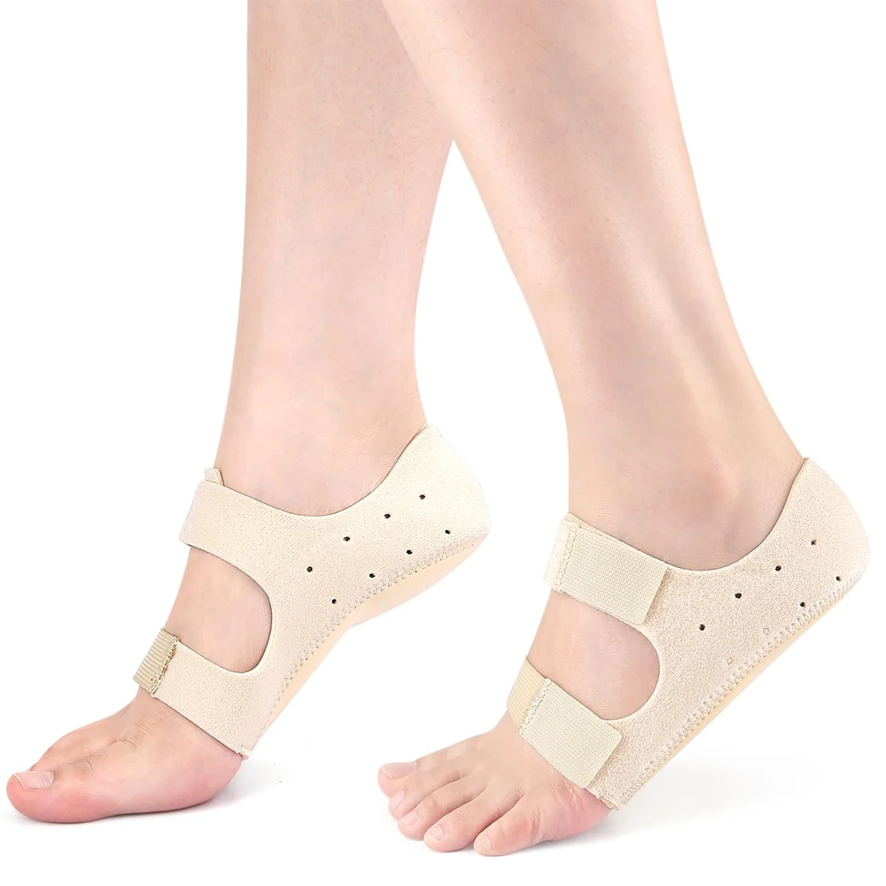 

1 пара защитных чашек для пяток с поддержкой свода стопы для подошвенного фасциита — чашки для пяток для женщин и мужчин, облегчение боли в пяточной шпоне