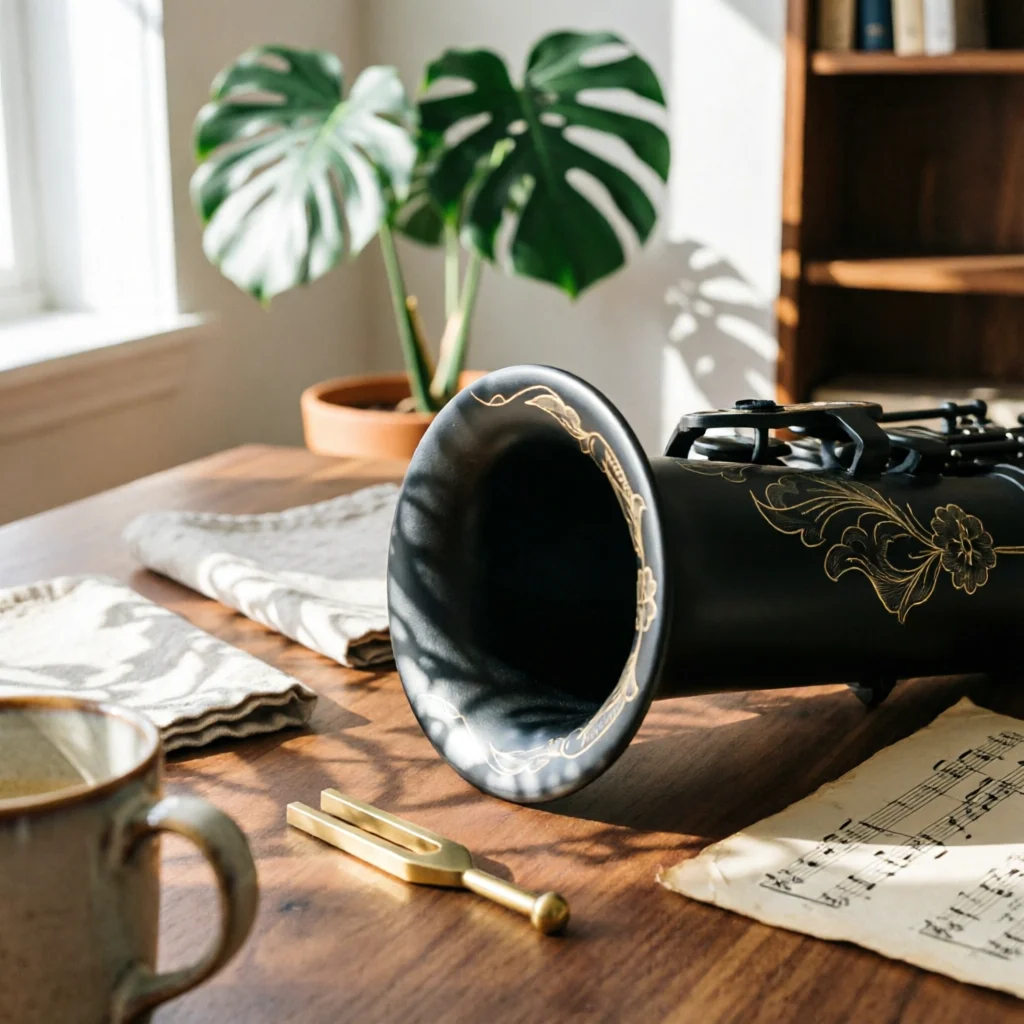 Alto Saxophone with Carrying Case Mother-of-Pearl Shell Alto Saxophone with Mouthpiece Beginner Ergonomic for Beginners