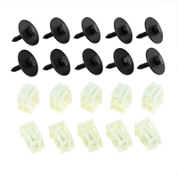 20Pcs Front and Rear Fender Liner C-Clip Hex Bolt Screw Combo Kit for BMW Part Number 07147311312 07149213164 Car Accessories