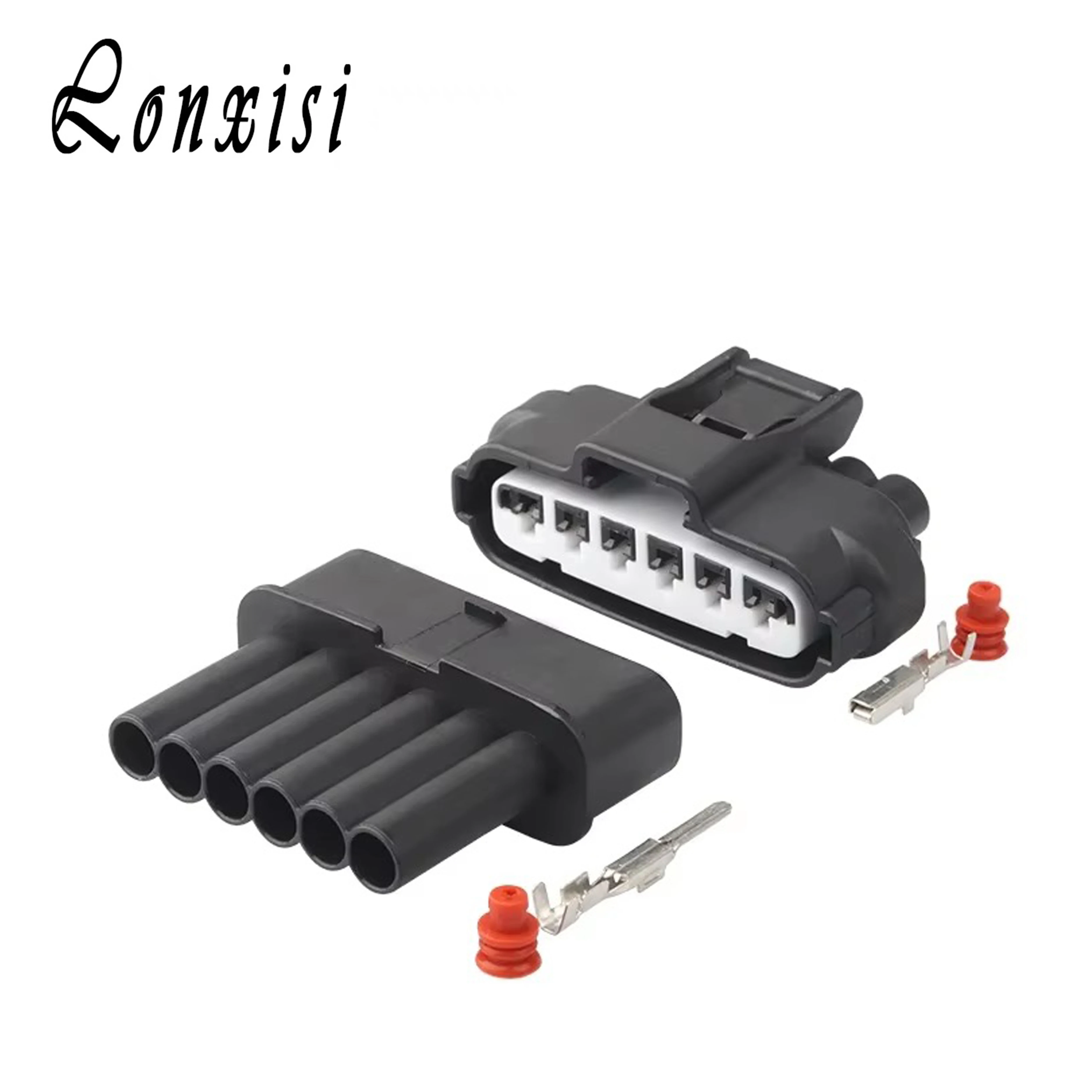 

1/5/10/20/50 Sets 6 Pin For Toyota Mazda Hilux Accelerator Pedal Plug Waterproof Electronic Throttle Valve Connector 7283-1968