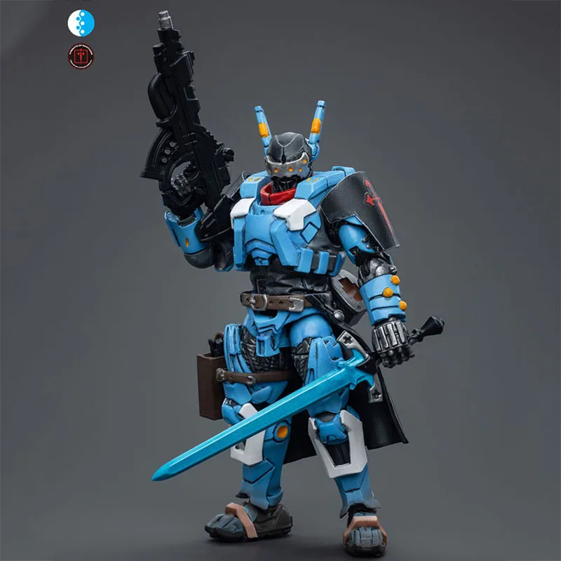 JOYTOY Infinity 1/18 Knight Of Santiago Hacker Action Figure 10.8cm Mini Soldier Figurine Model Toy for Fans Collection