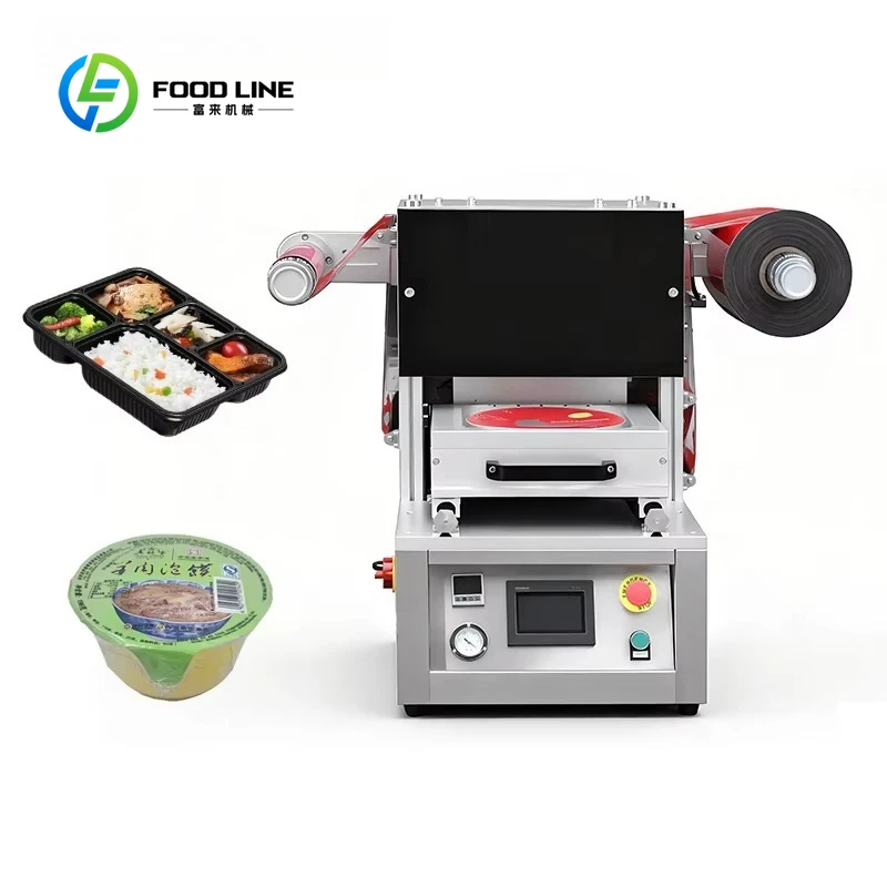 Customized Semi-Automatic Electric MAP Tray Sealer Vacuum Gas Filling Machine for Meat Ready Meal and Cooked Food Packaging