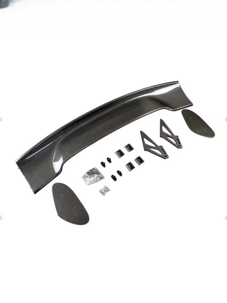 Universal GT Style Carbon Fiber Rear Spoiler Wing Tail Air Dam Body Kit for Sedan Racing Car Tuning Exterior Accessories 6